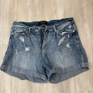 Judy Blue Distressed Denim Women's Shorts
